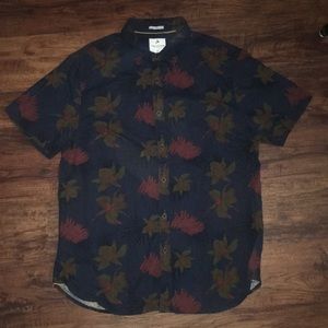 Denim and Flowers Button Up